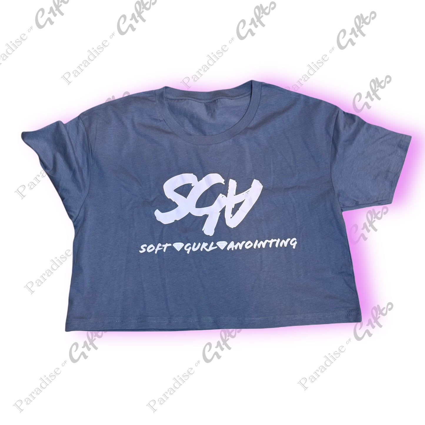 S G A Crop Tees